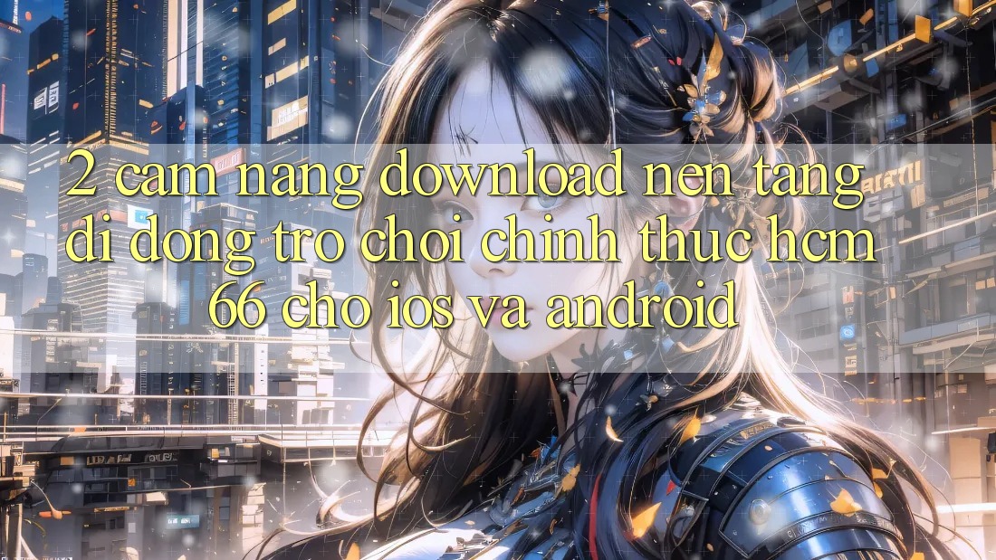 2. Cẩm nang download Nền tảng di động Trò chơi chính thức hcm66 cho iOS và Android