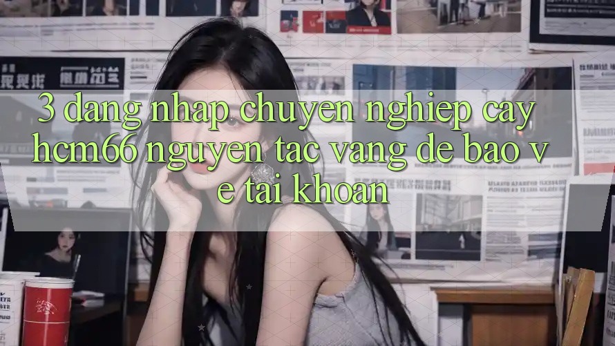 3. Đăng nhập chuyên nghiệp cậy hcm66: Nguyên tắc vàng để bảo vệ tài khoản 3. Đăng nhập chuyên nghiệp cậy hcm66: Nguyên tắc vàng để bảo vệ tài khoản