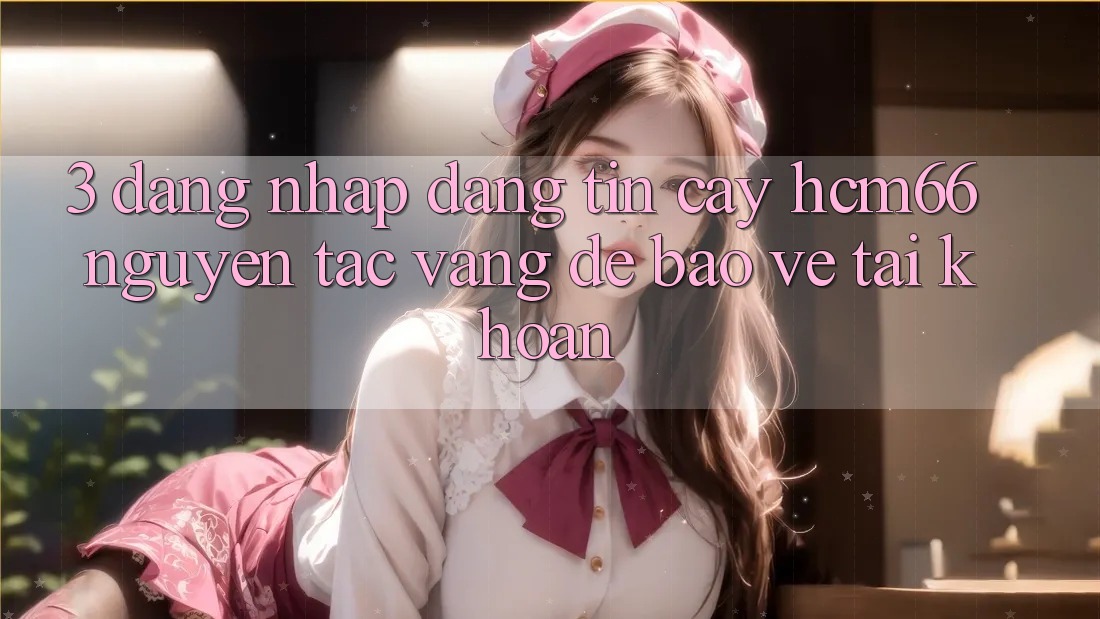 3. Đăng nhập đáng tin cậy hcm66: Nguyên tắc vàng để bảo vệ tài khoản 3. Đăng nhập đáng tin cậy hcm66: Nguyên tắc vàng để bảo vệ tài khoản