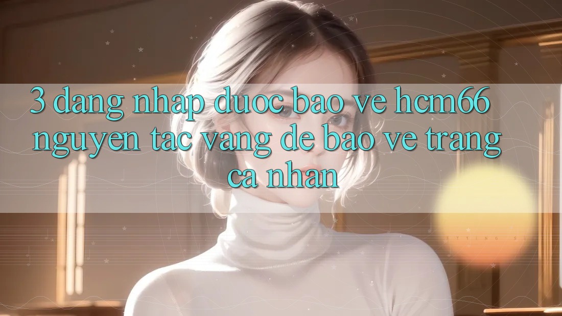 3. Đăng nhập được bảo vệ hcm66: Nguyên tắc vàng để bảo vệ trang cá nhân 3. Đăng nhập được bảo vệ hcm66: Nguyên tắc vàng để bảo vệ trang cá nhân