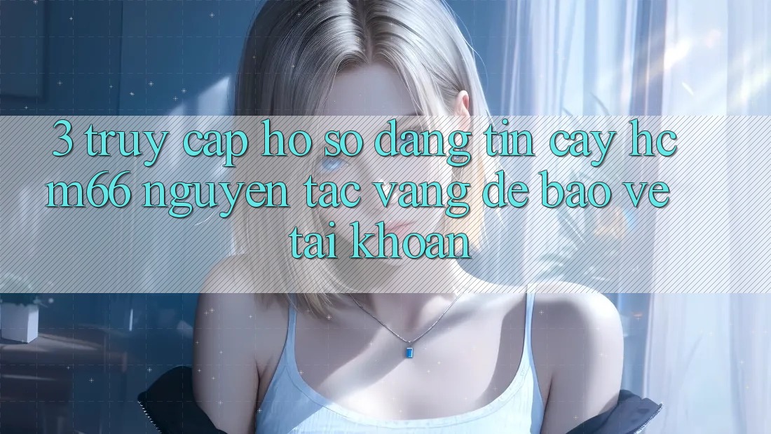 3. Truy cập hồ sơ đáng tin cậy hcm66: Nguyên tắc vàng để bảo vệ tài khoản 3. Truy cập hồ sơ đáng tin cậy hcm66: Nguyên tắc vàng để bảo vệ tài khoản