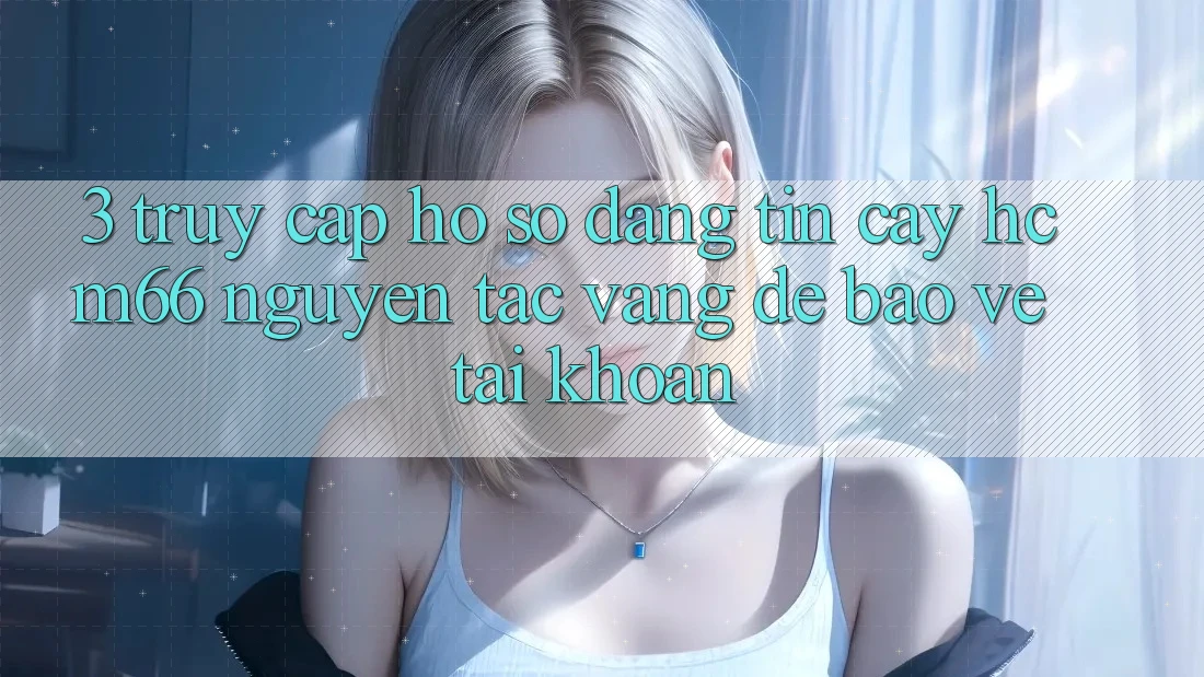 3. Truy cập hồ sơ đáng tin cậy hcm66: Nguyên tắc vàng để bảo vệ tài khoản 3. Truy cập hồ sơ đáng tin cậy hcm66: Nguyên tắc vàng để bảo vệ tài khoản