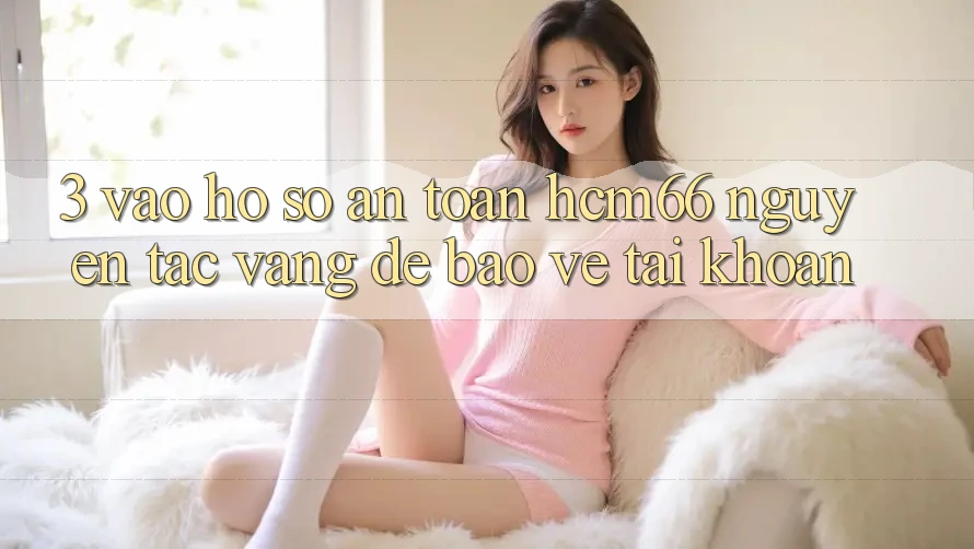 3. Vào hồ sơ an toàn hcm66: Nguyên tắc vàng để bảo vệ tài khoản 3. Vào hồ sơ an toàn hcm66: Nguyên tắc vàng để bảo vệ tài khoản