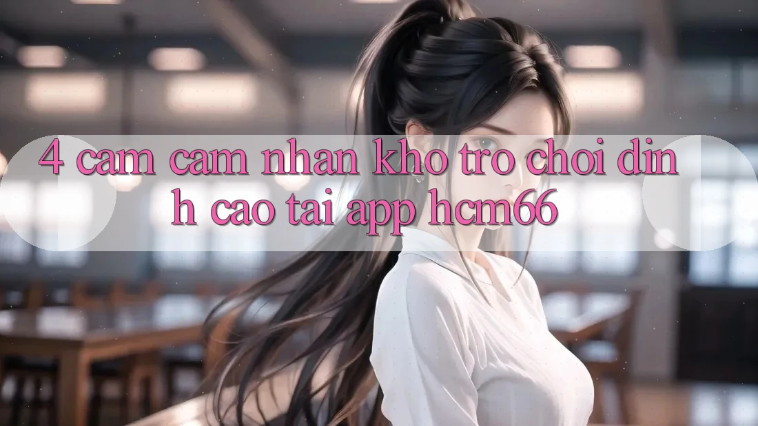4. Cảm cảm nhận kho trò chơi đỉnh cao tại App hcm66 4. Cảm cảm nhận kho trò chơi đỉnh cao tại App hcm66