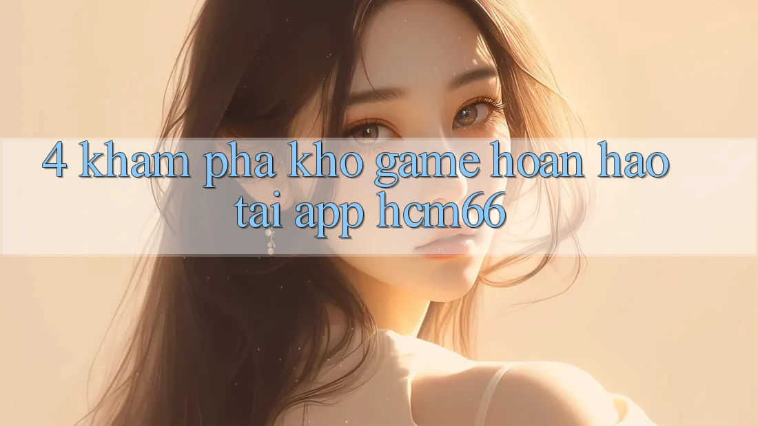 4. Khám phá kho game hoàn hảo tại App hcm66 4. Khám phá kho game hoàn hảo tại App hcm66