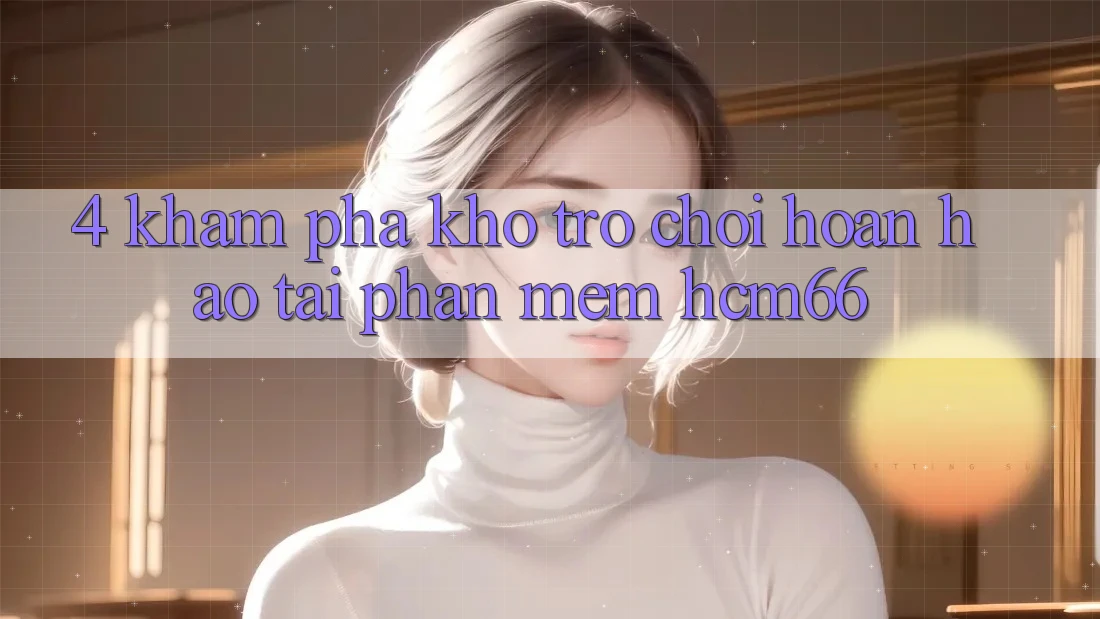 4. Khám phá kho trò chơi hoàn hảo tại Phần mềm hcm66