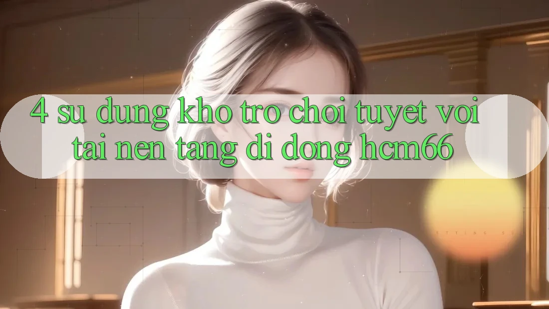 4. Sử dụng kho trò chơi tuyệt vời tại Nền tảng di động hcm66