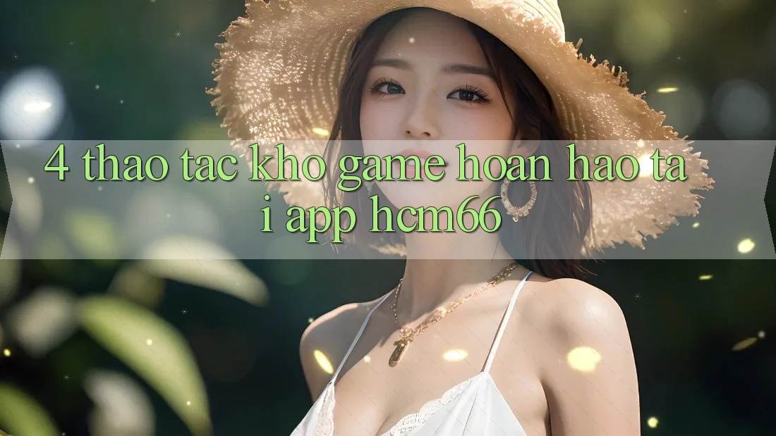 4. Thao tác kho game hoàn hảo tại App hcm66