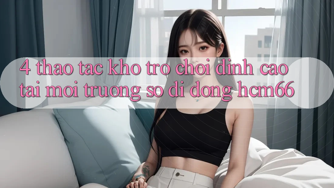 4. Thao tác kho trò chơi đỉnh cao tại Môi trường số di động hcm66 4. Thao tác kho trò chơi đỉnh cao tại Môi trường số di động hcm66