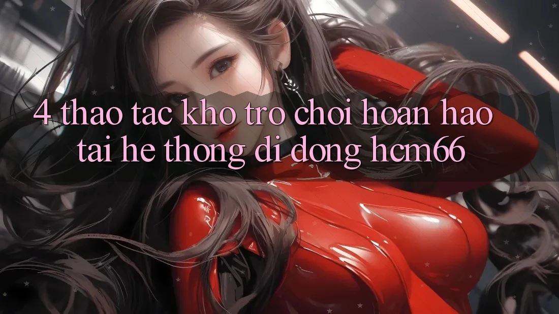 4. Thao tác kho trò chơi hoàn hảo tại Hệ thống di động hcm66 4. Thao tác kho trò chơi hoàn hảo tại Hệ thống di động hcm66