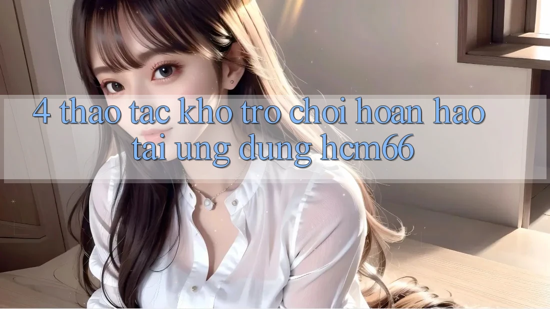 4. Thao tác kho trò chơi hoàn hảo tại Ứng dụng hcm66