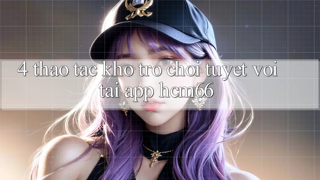 4. Thao tác kho trò chơi tuyệt vời tại App hcm66 4. Thao tác kho trò chơi tuyệt vời tại App hcm66