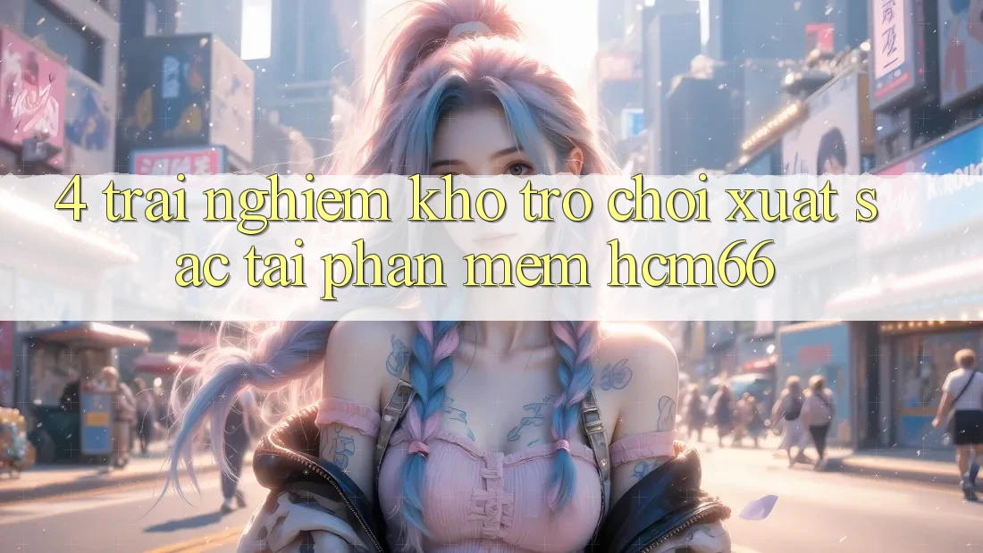 4. Trải nghiệm kho trò chơi xuất sắc tại Phần mềm hcm66 4. Trải nghiệm kho trò chơi xuất sắc tại Phần mềm hcm66