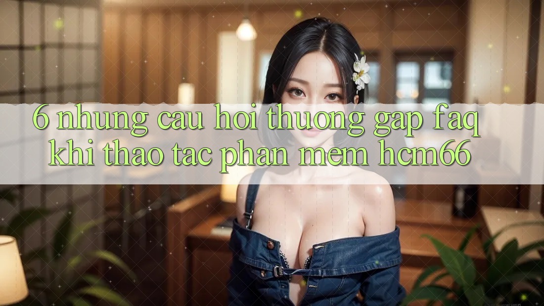 6. Những câu hỏi thường gặp (FAQ) khi thao tác Phần mềm hcm66