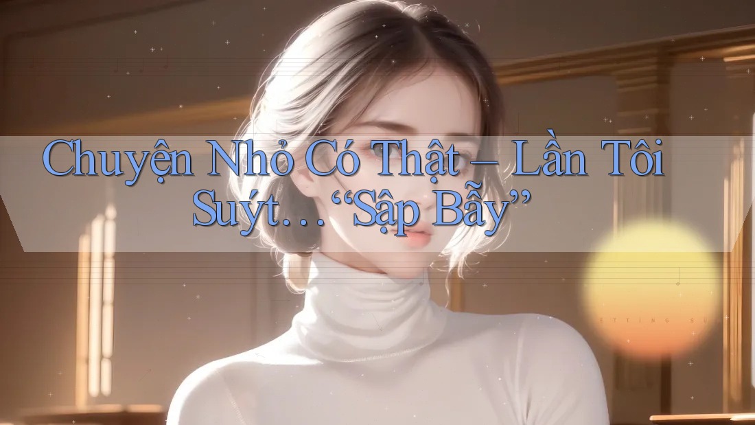 Chuyện Nhỏ Có Thật – Lần Tôi Suýt… “Sập Bẫy” Chuyện Nhỏ Có Thật – Lần Tôi Suýt… “Sập Bẫy”
