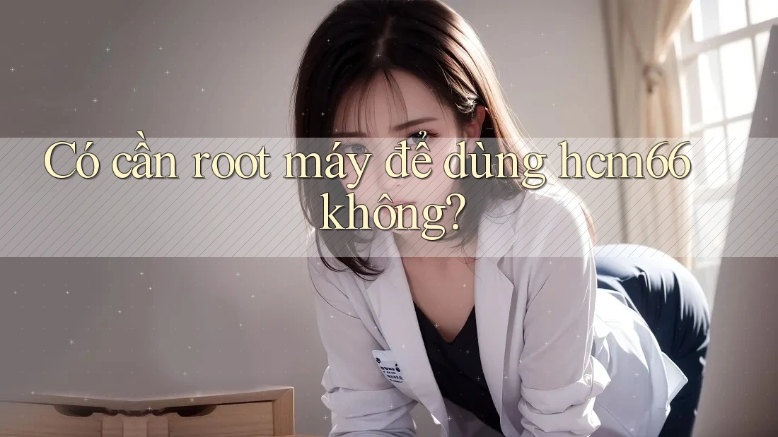 Có cần root máy để dùng hcm66 không?