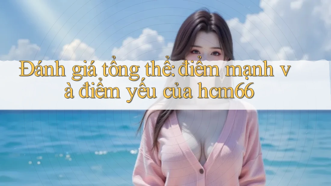 Đánh giá tổng thể: điểm mạnh và điểm yếu của hcm66 Đánh giá tổng thể: điểm mạnh và điểm yếu của hcm66