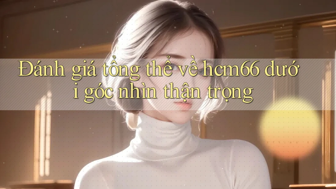 Đánh giá tổng thể về hcm66 dưới góc nhìn thận trọng Đánh giá tổng thể về hcm66 dưới góc nhìn thận trọng