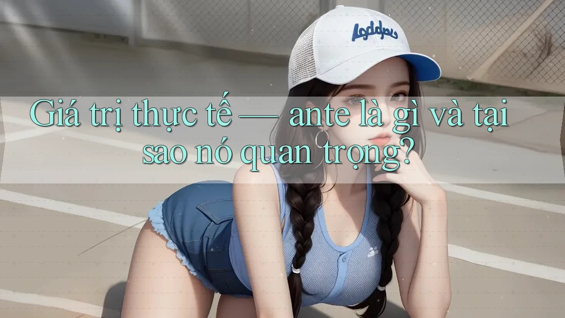 Giá trị thực tế — ante là gì và tại sao nó quan trọng?