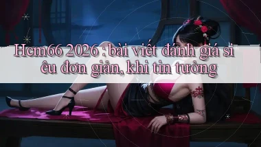 Hcm66 2026 bài viết đánh giá siêu đơn giản, khi tin tưởng