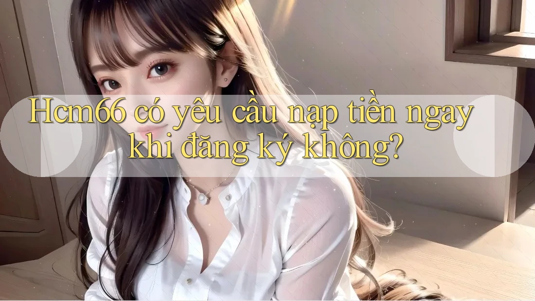 Hcm66 có yêu cầu nạp tiền ngay khi đăng ký không? Hcm66 có yêu cầu nạp tiền ngay khi đăng ký không?