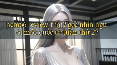 hcm66 review thật góc nhìn người mới quốc tế tuần thứ 2