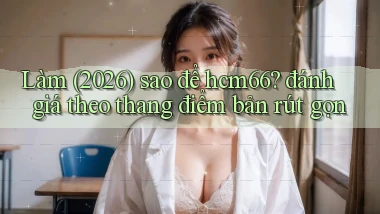 Làm (2026) sao để hcm66 đánh giá theo thang điểm bản rút gọn