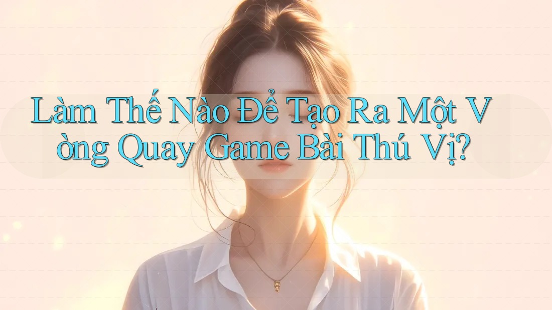 Làm Thế Nào Để Tạo Ra Một Vòng Quay Game Bài Thú Vị?