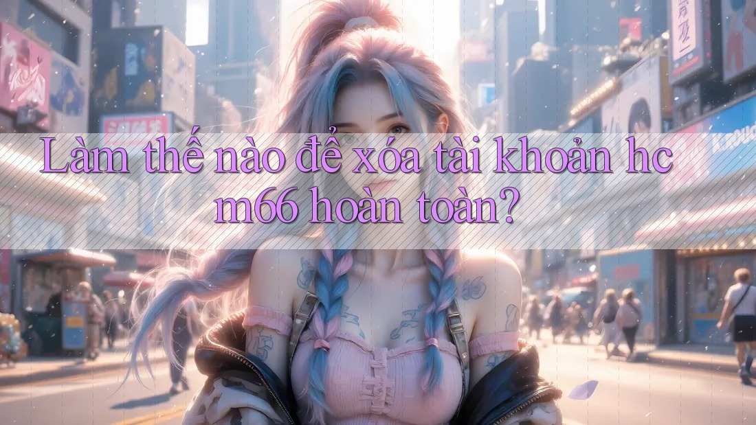 Làm thế nào để xóa tài khoản hcm66 hoàn toàn?