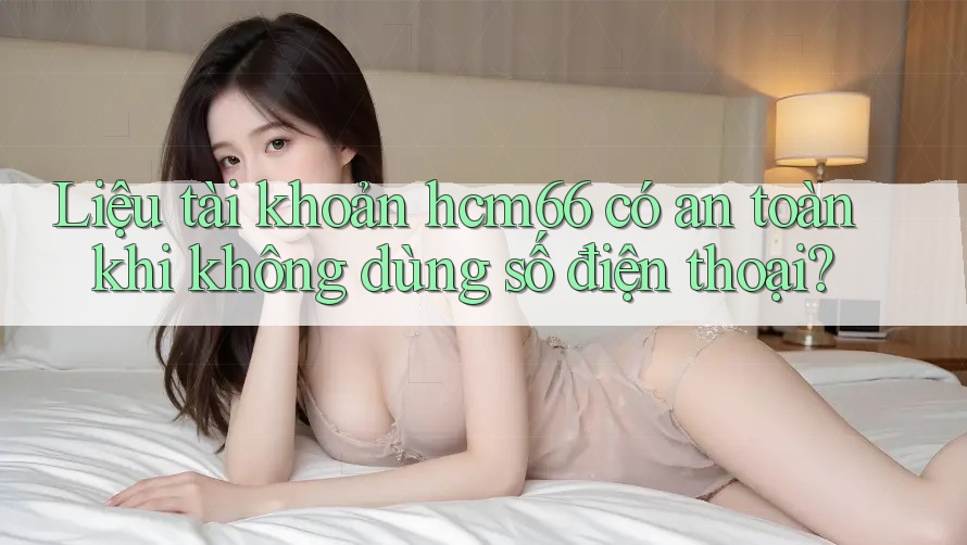 Liệu tài khoản hcm66 có an toàn khi không dùng số điện thoại?