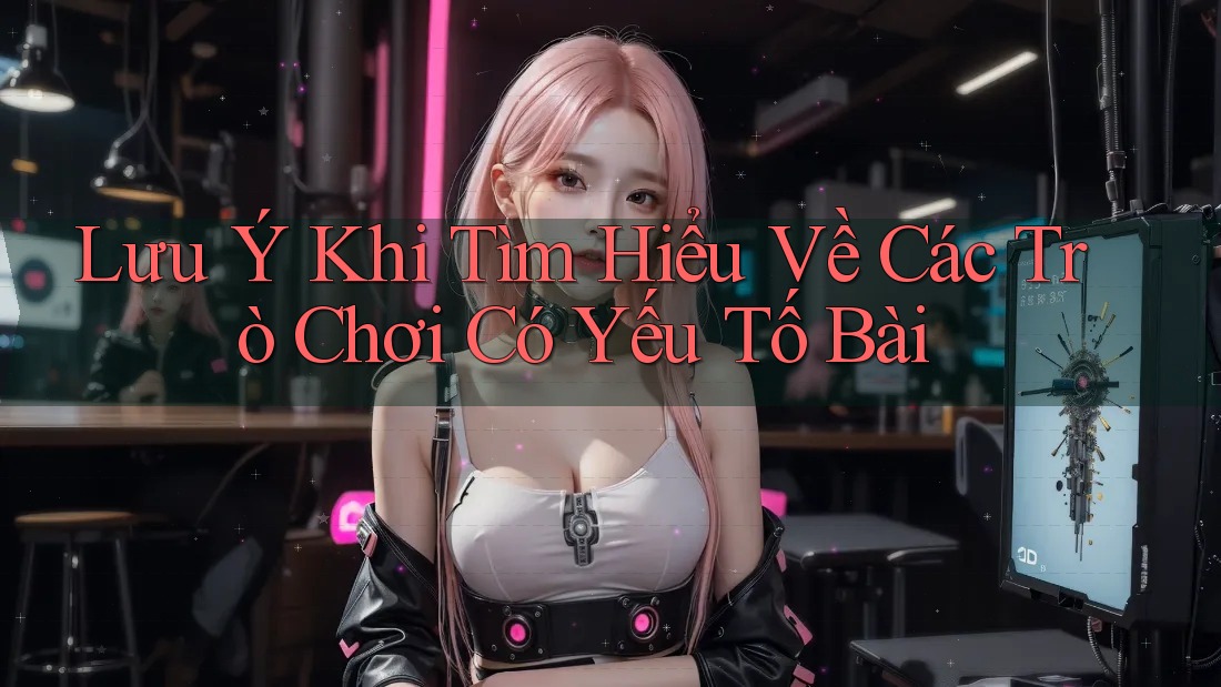 Lưu Ý Khi Tìm Hiểu Về Các Trò Chơi Có Yếu Tố Bài