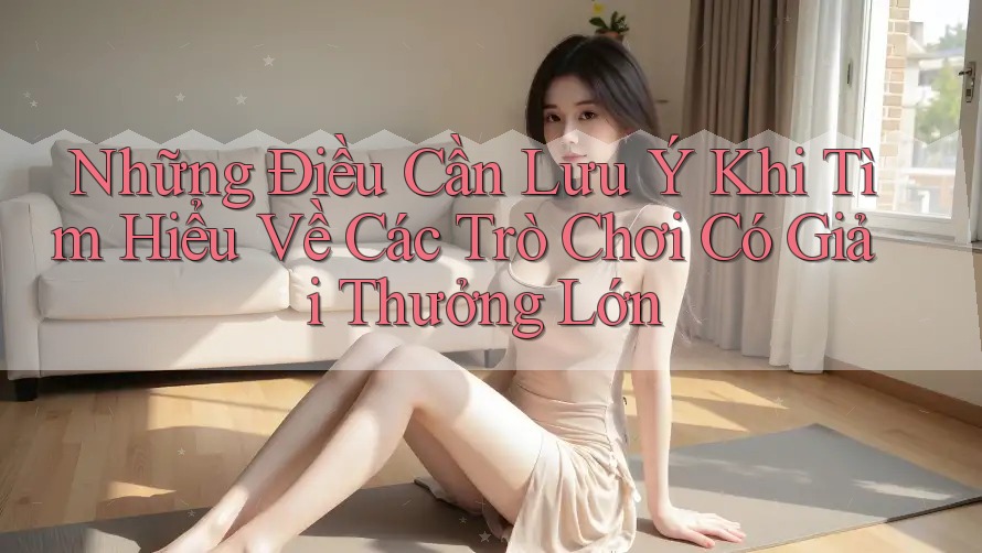 Những Điều Cần Lưu Ý Khi Tìm Hiểu Về Các Trò Chơi Có Giải Thưởng Lớn Những Điều Cần Lưu Ý Khi Tìm Hiểu Về Các Trò Chơi Có Giải Thưởng Lớn