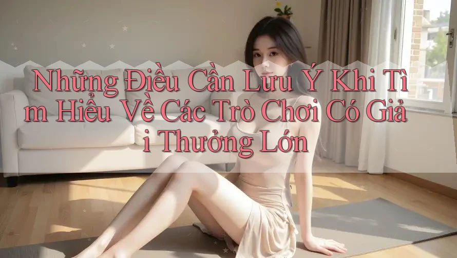 Những Điều Cần Lưu Ý Khi Tìm Hiểu Về Các Trò Chơi Có Giải Thưởng Lớn Những Điều Cần Lưu Ý Khi Tìm Hiểu Về Các Trò Chơi Có Giải Thưởng Lớn
