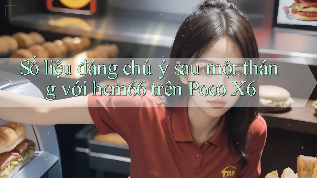 Số liệu đáng chú ý sau một tháng với hcm66 trên Poco X6 Số liệu đáng chú ý sau một tháng với hcm66 trên Poco X6