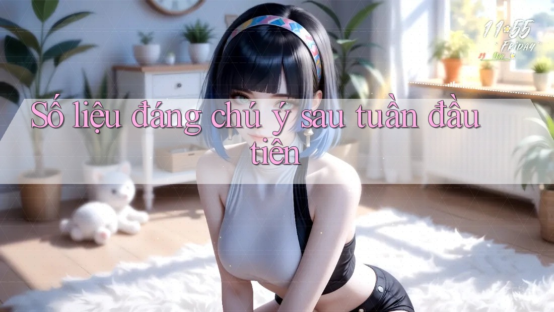 Số liệu đáng chú ý sau tuần đầu tiên