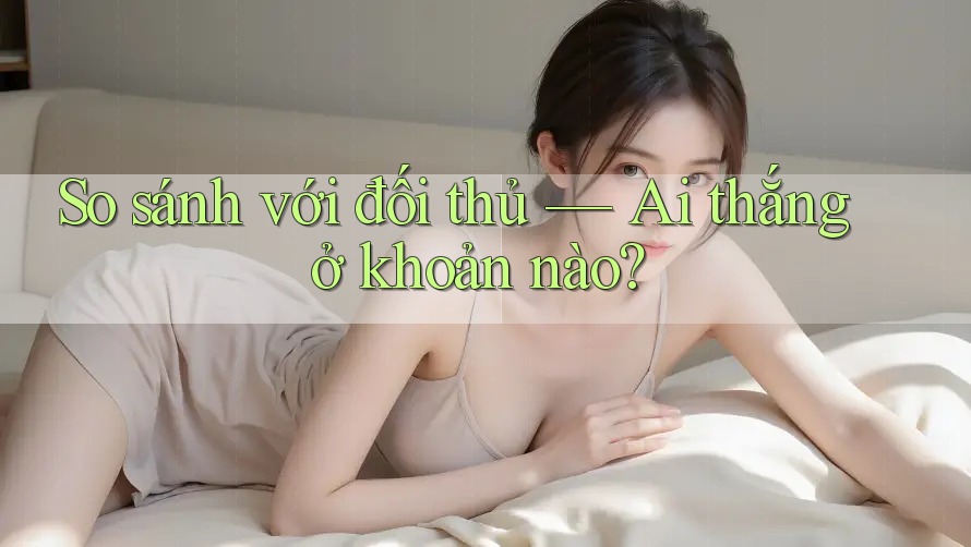 So sánh với đối thủ — Ai thắng ở khoản nào? So sánh với đối thủ — Ai thắng ở khoản nào?