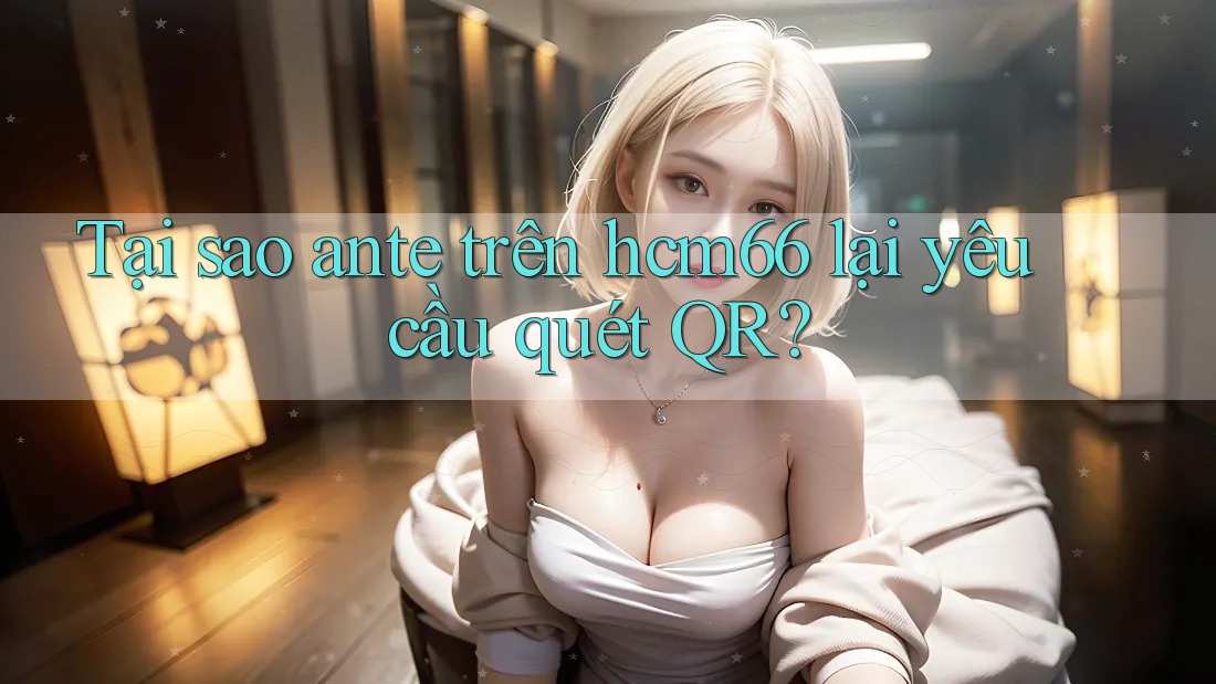 Tại sao ante trên hcm66 lại yêu cầu quét QR?