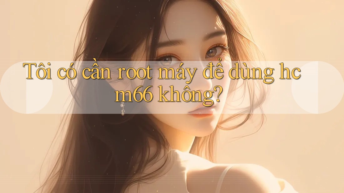 Tôi có cần root máy để dùng hcm66 không?
