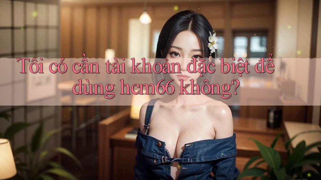Tôi có cần tài khoản đặc biệt để dùng hcm66 không?