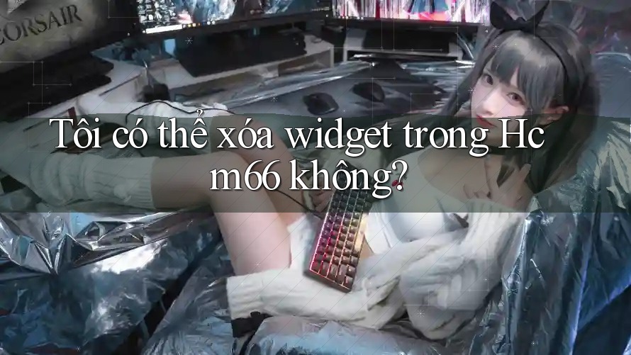 Tôi có thể xóa widget trong Hcm66 không?